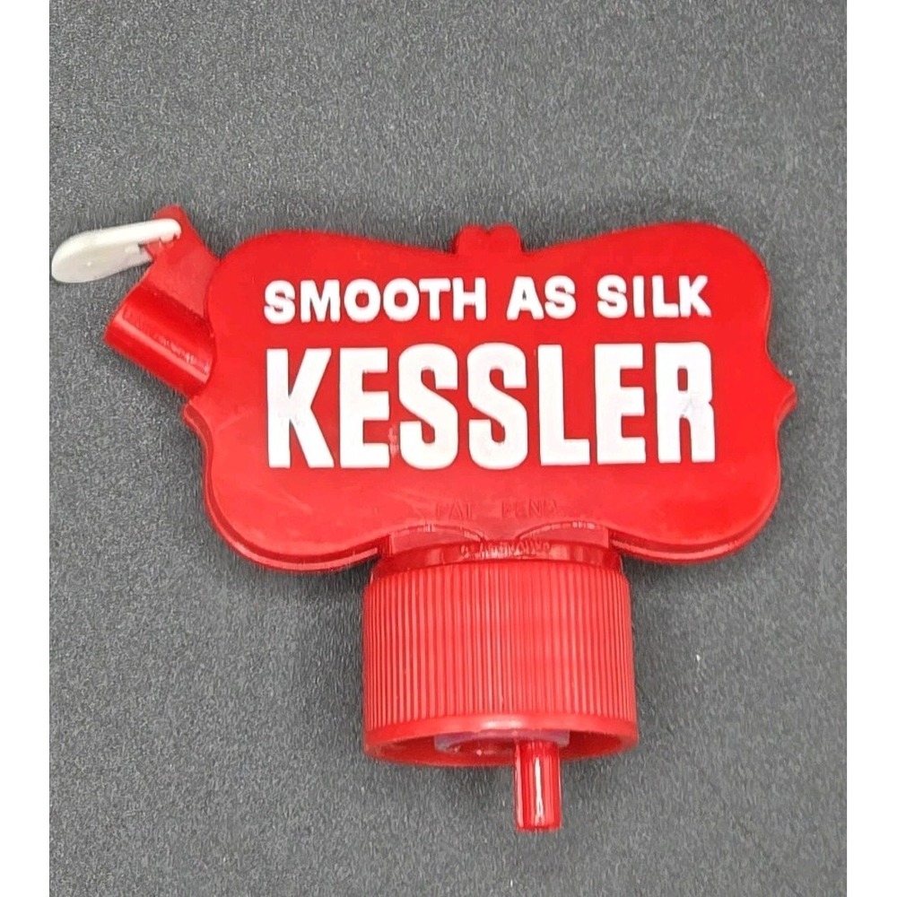 Vintage Kessler Whiskey "Smooth As Silk" Bottle Pour -1970s Advertising
